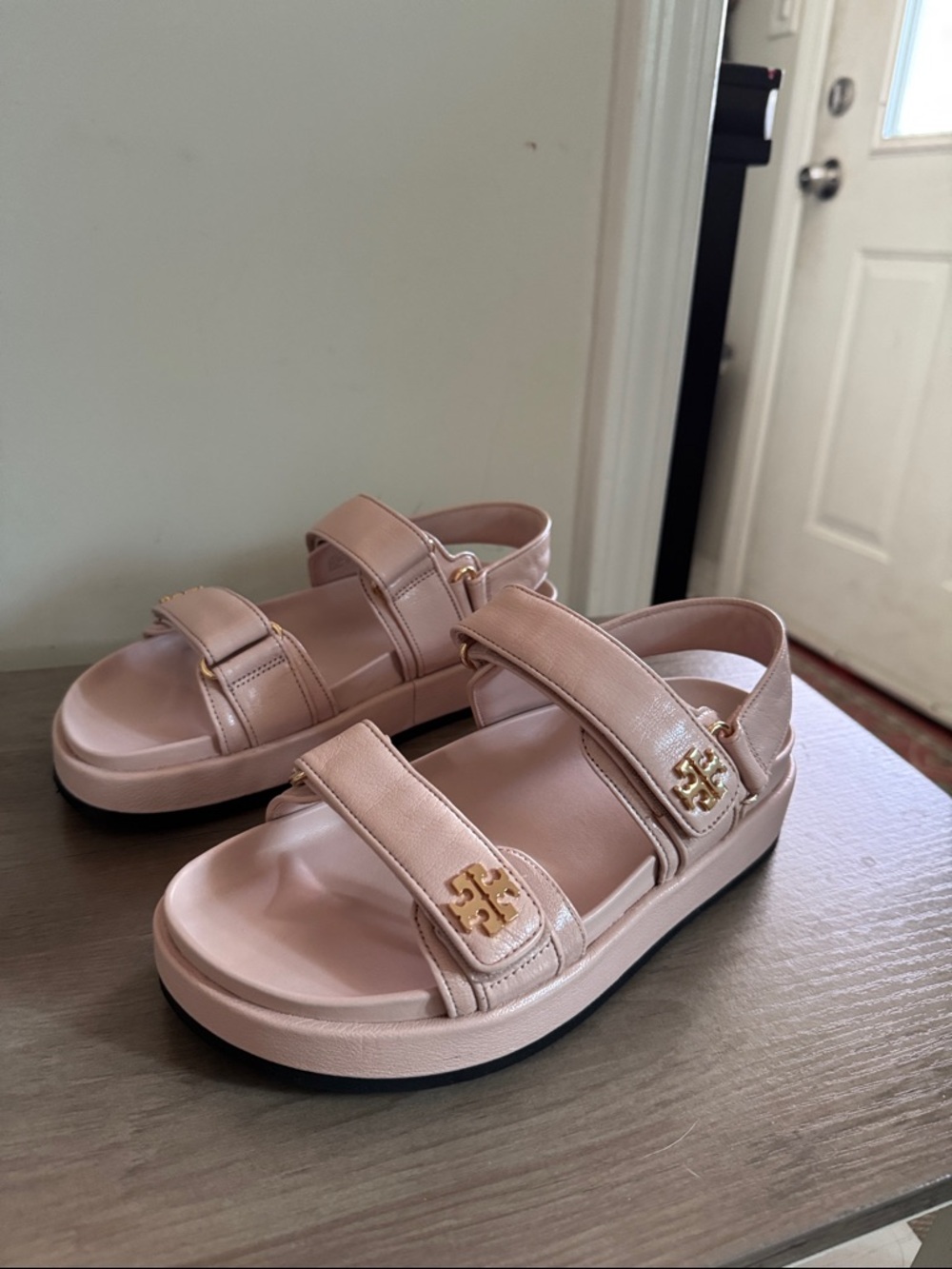 Tory Burch Kira Sandals Pink sz 7 - Picture 3 of 7